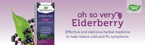 Sambucus Organic Elderberry Cold and Flu Syrup,  240 mL