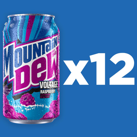 Mountain Dew, Voltage, 355 ml cans (12 pieces)