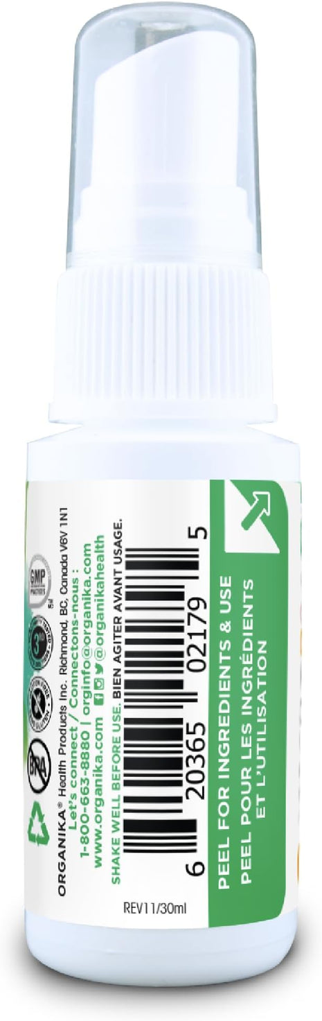 Organika Bee Propolis Throat Spray Alcohol Free, 30 mL