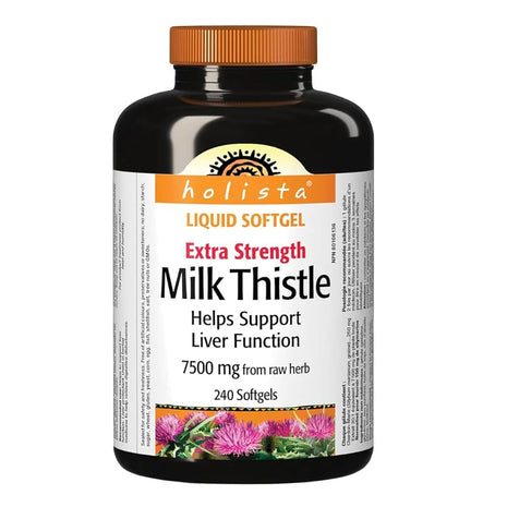 Holista Extra Strength Milk Thistle 250 mg - 240 softgels