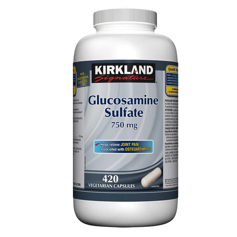 Kirkland Signature Glucosamine Sulfate 750 mg - 420 vegetarian capsules