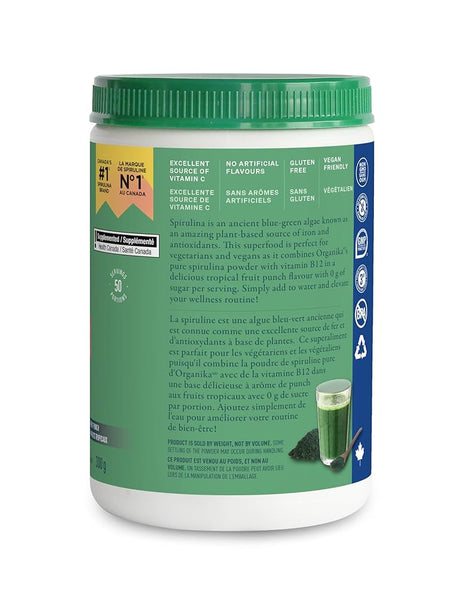 Organika Organic Spirulina Powder, 300 g