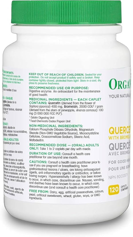 Organika Quercetin 120 caplets