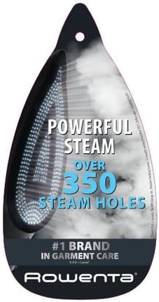 Rowenta Accessteam Steam Iron Microsteam 350 Soleplate Vertical Steaming Perfect Steam Distribution 180 g/min Steam Boost