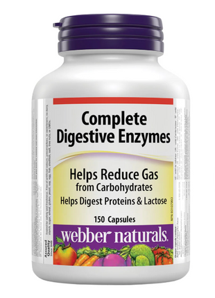 webber naturals Complete Digestive Enzymes -150 capsules