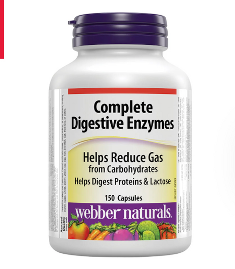 webber naturals Complete Digestive Enzymes -150 capsules
