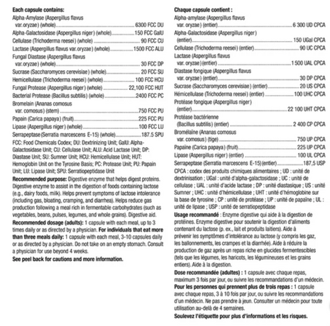 webber naturals Complete Digestive Enzymes -150 capsules