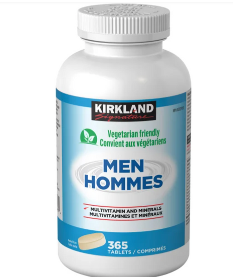 Kirkland Signature Men Multivitamin, 365 Tablets