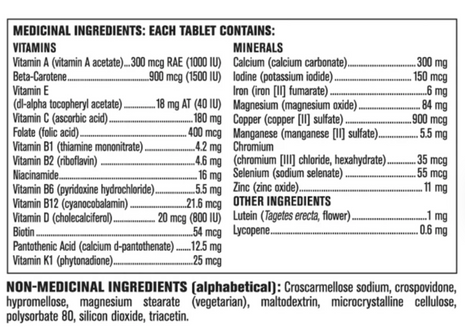 Kirkland Signature Men Multivitamin, 365 Tablets
