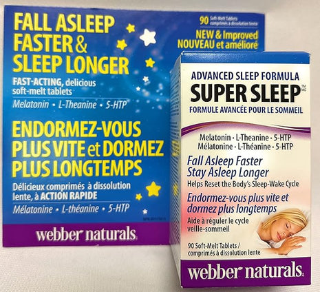 Webber Naturals Super Sleep 90 Chewable Tablets