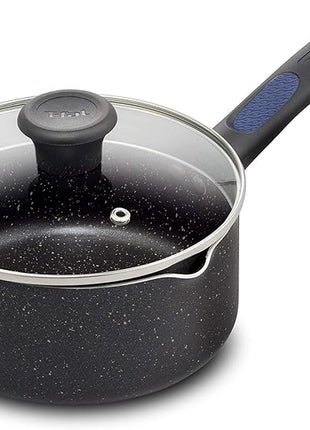 T-FAL Signature 2qt Saucepan B2922374, Black