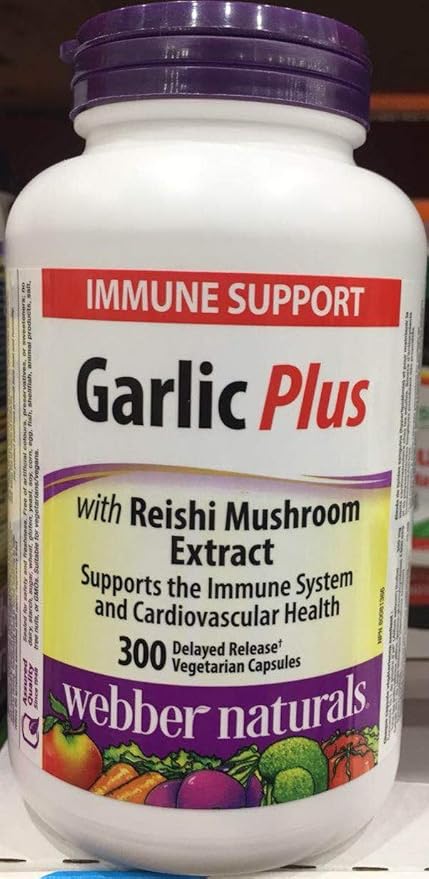 webber naturals Garlic Plus with Reishi Mushroom Extract