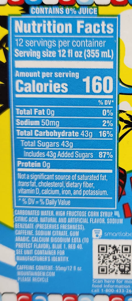 Mountain Dew Summer Freeze, 12 fl oz cans, 12 pack