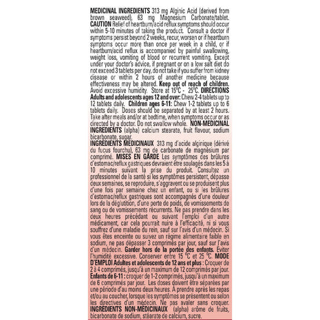 Gaviscon Extra Strength, 150 Chewable tablets