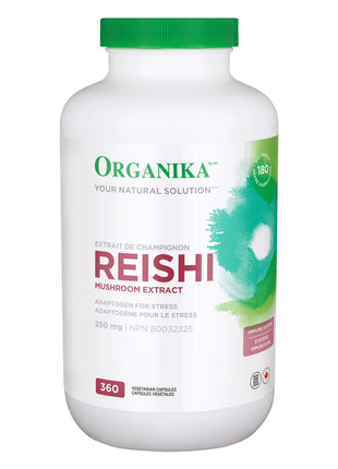 Organika Reishi Mushroom 250 mg Extract Vegetarian Capsules, 360-count