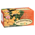 Instant Honeyed Ginger Drink Bundle. Includes (1) Package of Ann Instant Honeyed Ginger Drink (20 total tea bags) with BIG MAPLE Trivia Cards. All-Natural Honey Ginger Tea. Enjoy Cool or Hot