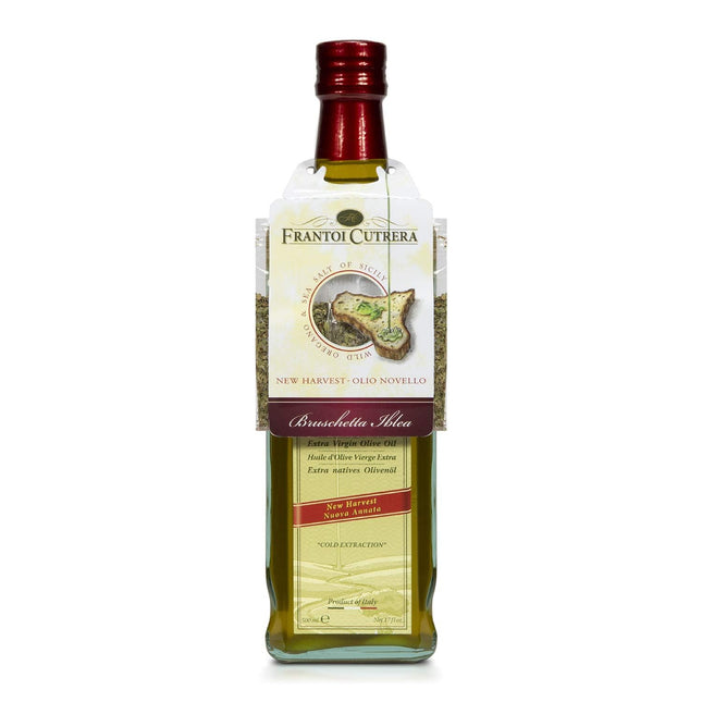 New Harvest Autumn 2020/2021 - Frescolio Olive Oil by Frantoi Cutrera - With Sicilian herb pack - Non GMO imported from Italy - Fine Imported Olive Oil from Sicily Italy 17 Fl Oz