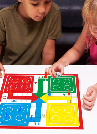 Ankit Toys & Games 2in1 Chess & Ludo Board Game Set - Classic Strategy and Family Fun Combined for Endless Entertainment | Strategy Games for Kids & Adults for Ages 3+, (Board Size 38 * 38 Cm)