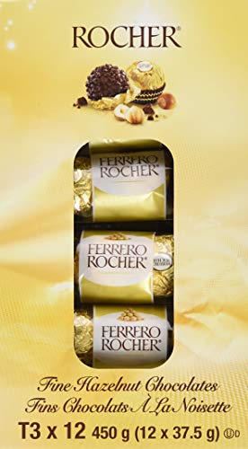 Rocher Ferrero T3 Chocolate(12X37.5) Gram, 450 Grams