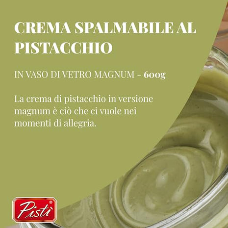 Crème de pistache à tartiner Pisti, pot de 600 g