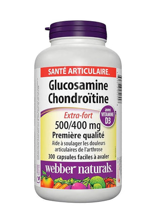 webber naturals Glucosamine Chondroitin Sulfate, Extra-strength, 300 Capsules
