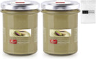 Coffret économique : Crème de pistache italienne douce Pisti - Beurre de pistache - Pistaches - Pâte à tartiner à la pistache - Coffret économique personnalisé de 2 pièces