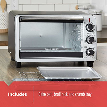 Black+Decker TO1675B 6-Slice Convection Countertop Toaster Oven