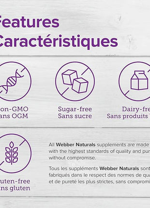 webber naturals Lactase Enzyme Extra Strength 140 Capsules