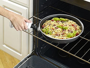 T-Fal Comfort Non-Stick 2 Pack (9 Inch and 11 Inch) Fry Pan Set, Dishwasher Safe Cookware, C565S264, Black