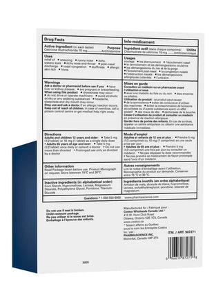 Kirkland Signature Allergy Relief Extra Strength10 mg, 200 Tablets