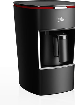 Beko Turkish Coffee Maker, 2 Cups Capacity, 100% BPA Free Turkish Coffee Machine, 120V CookSense Technology, Perfect Taste in 3 Minutes, Turkish Coffee Pot Electric, Black
