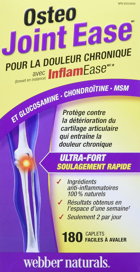 Webber Naturals Osteo Joint Ease (180 capsules), 180 unités 