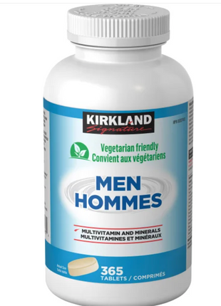 Kirkland Signature Men Multivitamin, 365 Tablets