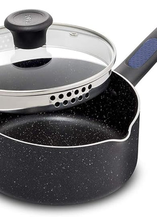 T-FAL Signature 2qt Saucepan B2922374, Black