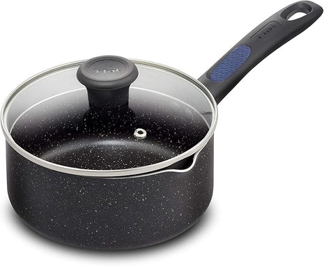 T-FAL Signature 2qt Saucepan B2922374, Black