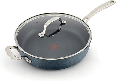 T-Fal Unlimited Jumbo Cooker with Durable, Platinum Nonstick Coating, 5 Quart, Gray E1048264 Large
