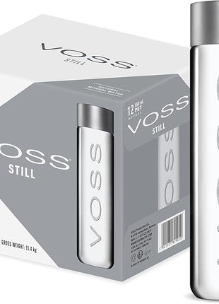 Eau plate artésienne Voss, eau plate - 12 de 850 ml. (Total 10 200 ml.) 