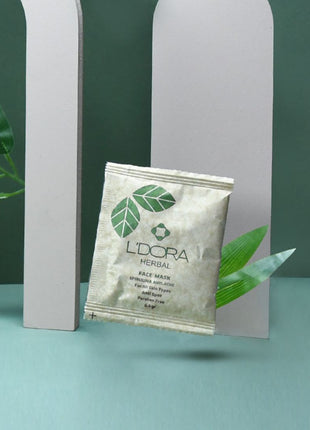 Masque visage Sprulina - Anti-acné Pack de 10 sachets.