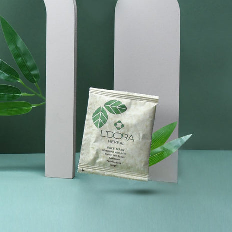 Masque visage Sprulina - Anti-acné Pack de 10 sachets.