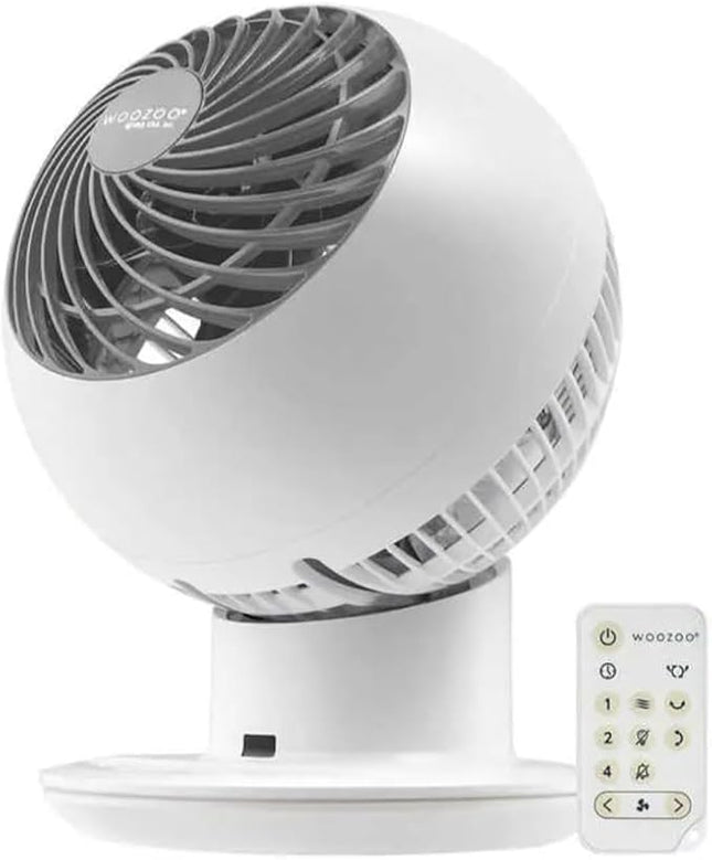 Ventilateur oscillant multidirectionnel IRIS Woozoo Globe à 5 vitesses [Modèle 2024], PCF-SC15T-CT 