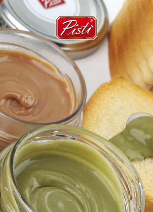 Pistì - Crème de Pistacchio Spalmabile - Aux Pistaches Verdi Selezionati, Lavorazione Artigianale, 100% Naturelle - 3 Vasetti donnent 1 kg
