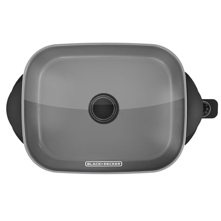 Poêle électrique BLACK+DECKER, à fond épais, surface antiadhésive
