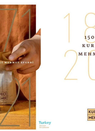 KURUKAHVECI MEHMET EFENDI Café turc, grains d'arabica, torréfié et moulu, arôme riche, frais, corps moyen à intense, goût original depuis 1871 (8,8 oz / 250 g) Paquet de 3