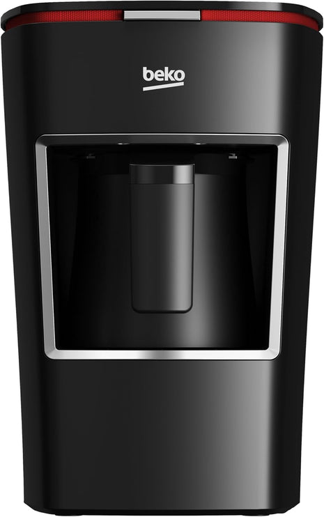 Beko Turkish Coffee Maker, 2 Cups Capacity, 100% BPA Free Turkish Coffee Machine, 120V CookSense Technology, Perfect Taste in 3 Minutes, Turkish Coffee Pot Electric, Black