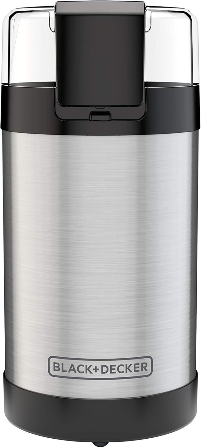 Moulin à café et à épices électrique Smartgrind Easy Touch CBG110SC de Black &amp; Decker, noir 