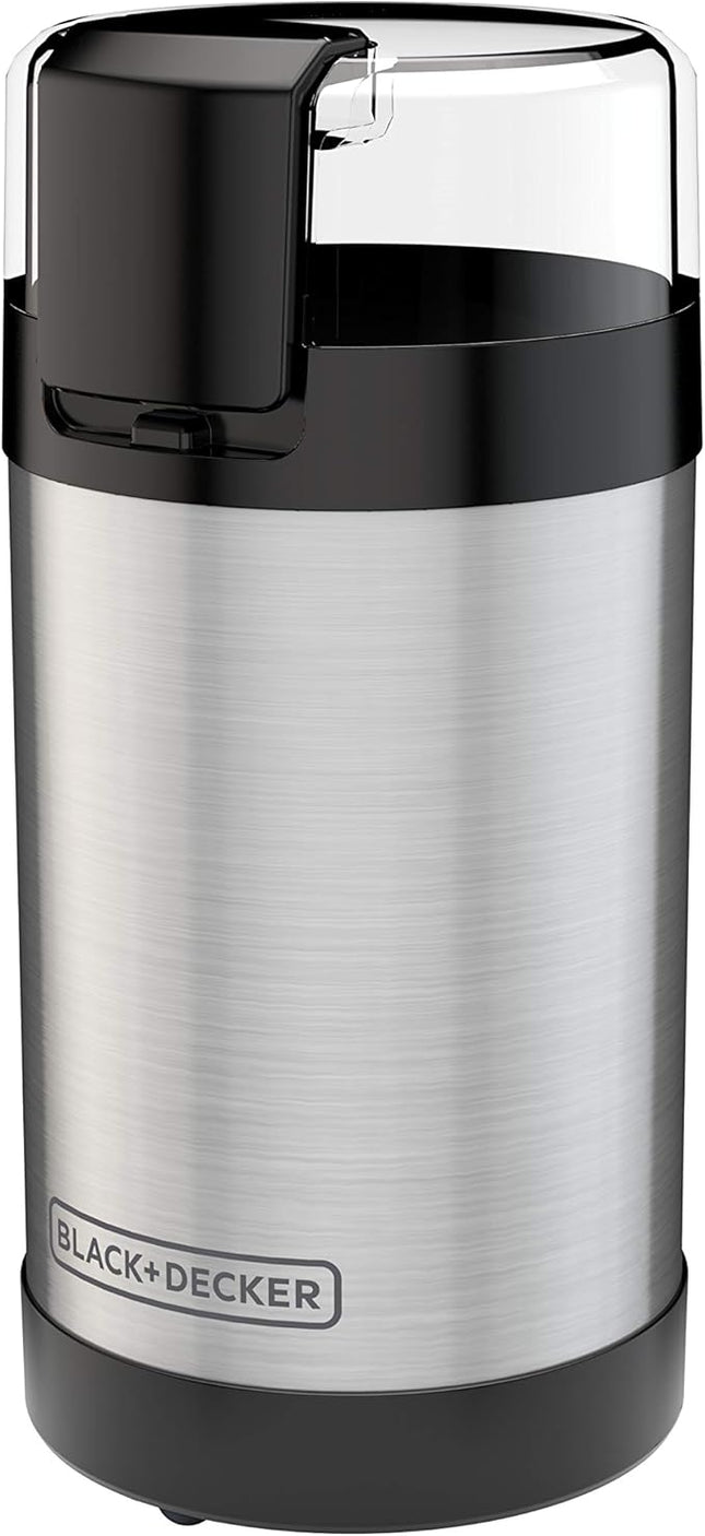 Moulin à café et à épices électrique Smartgrind Easy Touch CBG110SC de Black &amp; Decker, noir 