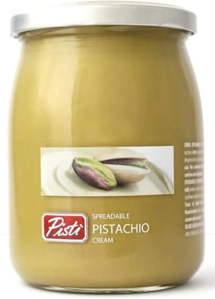 Coffret économique : Grandes bouteilles de crème de pistache, beurre de pistache, pâte italienne douce Pisti, coffret personnalisé de 2 pièces.