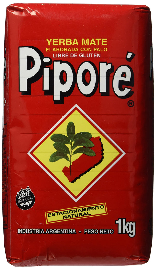 Yerba Mate Pipore - Régulier - 2,2 lb - 1 kilo - Sans gluten