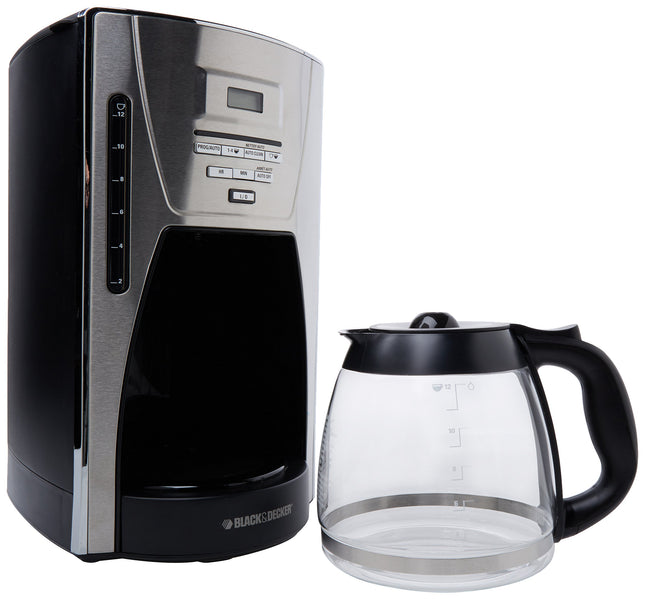 Cafetière programmable Black &amp; Decker 12 tasses - Recertifiée en usine - APCM1300