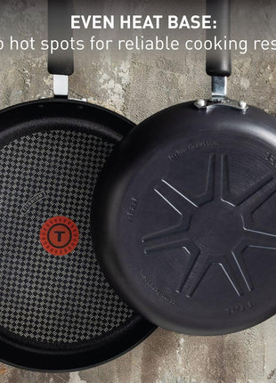 T-fal Ultimate Hard Anodized Nonstick 8-Inch, 10.25-Inch and 12-Inch Fry Pan Cookware Set